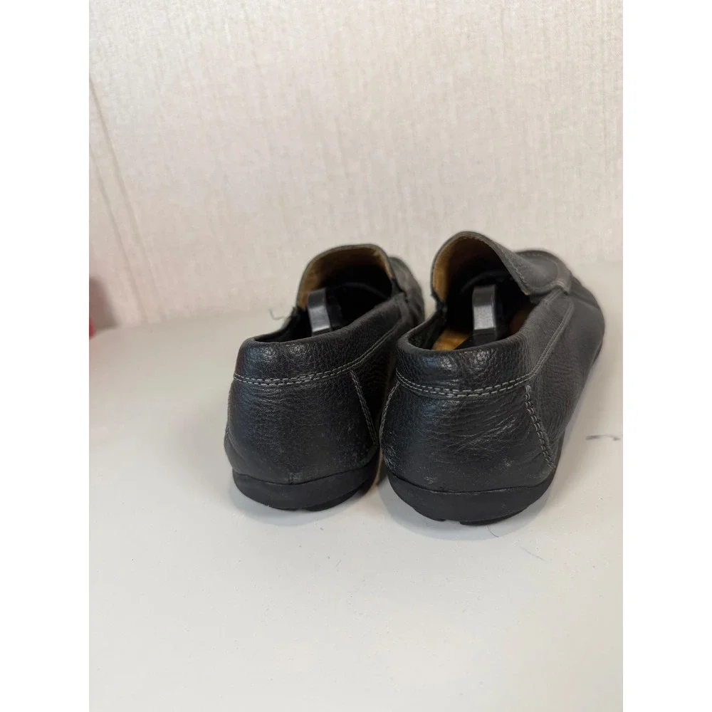 G.H‎ Bass & Co Connor Size 8M Loafer Black Brazil Leather Shoes